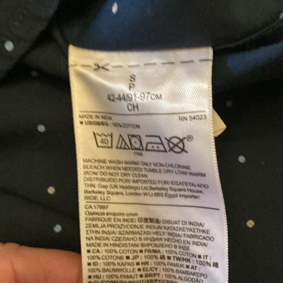 Banana Republic custom 078 wash shirt Camden Fit size small - Picture 5 of 8